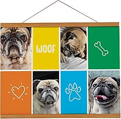 Frisco Personalized Woof Landscape Gallery-Wrapped Canvas Poster, 16" x 20"