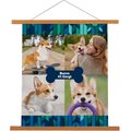 Frisco Personalized Contemporary Mosaic with Bone Collage Canvas Poster with Wood Hanger, 16" x 20"