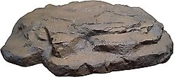 Savio Decorative Hand Painted Stone Cover, Dark Brown, Large