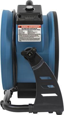 Show full view: XPOWER FC-150B Dual Power Rechargeable Brushless Motor Whole Room Air Circulator Utility Fan slide 4 of 9