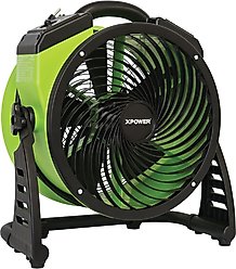XPOWER FC-200 1300 CFM 4 Speed Portable Multipurpose Heavy Duty Whole Room Air Circulator Utility Fan