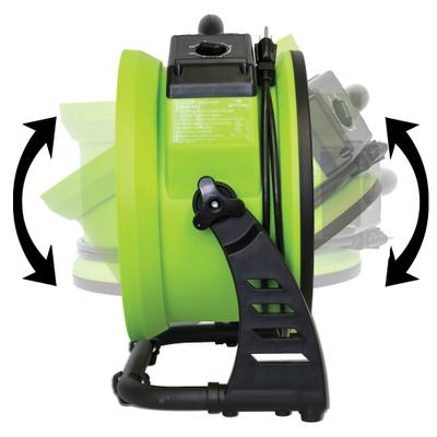 Show full view: XPOWER FC-200 1300 CFM 4 Speed Portable Multipurpose Heavy Duty Whole Room Air Circulator Utility Fan slide 7 of 9