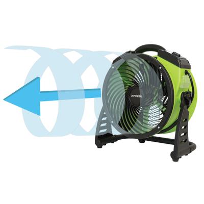 Show full view: XPOWER FC-200 1300 CFM 4 Speed Portable Multipurpose Heavy Duty Whole Room Air Circulator Utility Fan slide 8 of 9