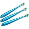 H&H Pets 360 Degree Bristle Dog & Cat Toothbrush, 3 count
