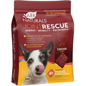 Ark Naturals Joint Rescue Recovery+ Chicken Flavored Soft Chew Joint Supplement for Dogs, 9-oz bag