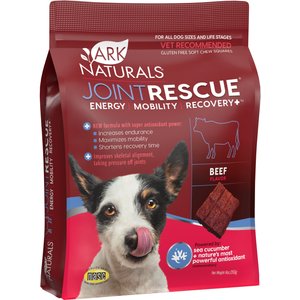Ark Naturals Joint Rescue Energy Mobility Recovery+ Beef Soft Chew Joint Supplement for Dogs, 9-oz bag