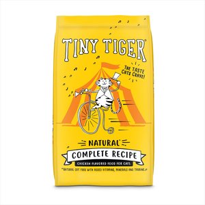 Tiny Tiger, Natural Complete Recipe, Chicken Flavor Dry Cat Food, 13-lb bag