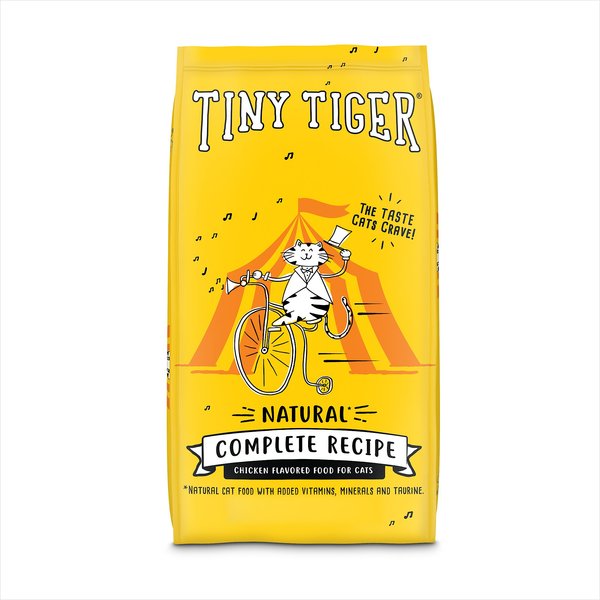 Tiny Tiger, Natural Complete Recipe, Chicken Flavor Dry Cat Food, 18-lb bag slide 1 of 8
