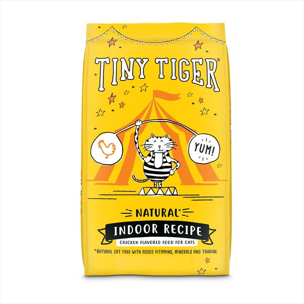 Tiny Tiger, Natural Indoor Recipe Chicken Flavor Dry Cat Food, 13-lb bag slide 1 of 7