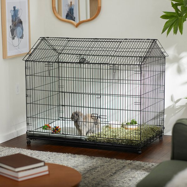 Frisco Wire Small Pet House Shaped Cage, 48-in slide 1 of 7