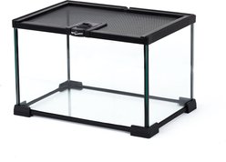 REPTI ZOO Mini Glass Reptile Terrarium Tank, 12 x 8 x 8