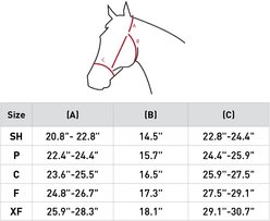 Finntack American Quality Leather Adjustable Chin Horse Halter, Horse slide 2 of 3
