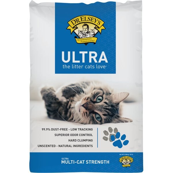 FRISCO MultiCat Unscented Clumping Clay Cat Litter, 20lb bag
