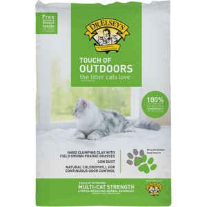 Dr. Elsey's Touch of Outdoors Stress-Reducing Clumping Clay Cat Litter, 20-lb bag
