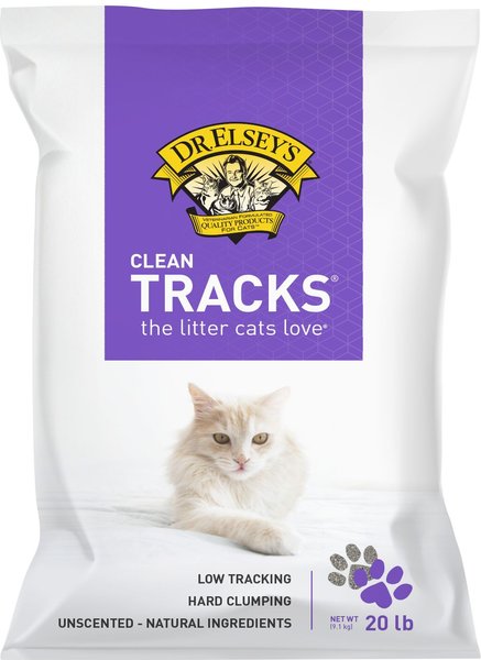 Dr. Elsey's Clean Tracks Clumping Clay Cat Litter, 20-lb bag slide 1 of 10