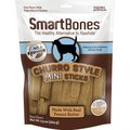 SmartBones Churro-Style Mini Sticks Dog Treats, 28 count