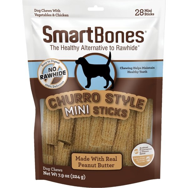 SmartBones Churro-Style Sticks Chicken Flavor Dog Treats, 14 count