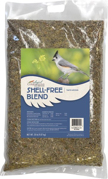Colorful Companions Shell-Free Blend Patio & Waste Free Wild Bird Food, 20-lb bag slide 1 of 4
