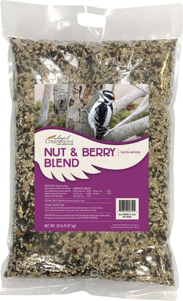 Colorful Companions Nut + Berry Blend Premium Wild Bird Food, 20-lb bag slide 1 of 4