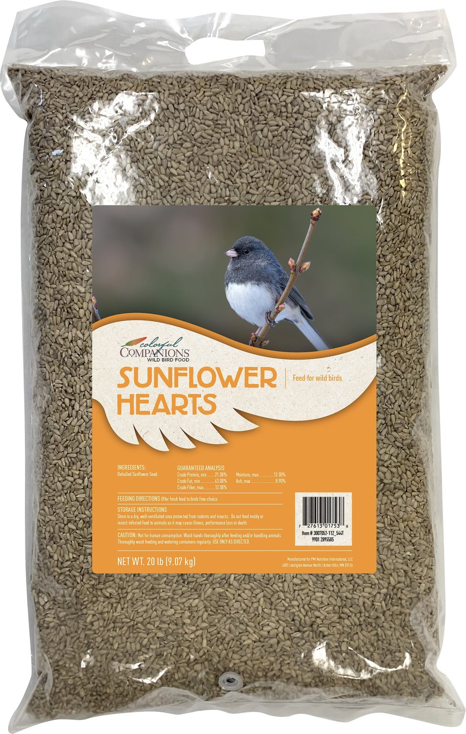 sunflower hearts 20 lb