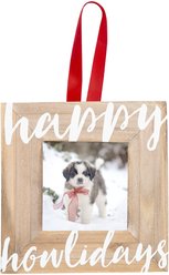 Pearhead Happy Howlidays Christmas Dog Wooden Photo Ornament slide 2 of 7