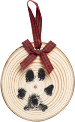Pearhead Wooden Pawprints Ornament