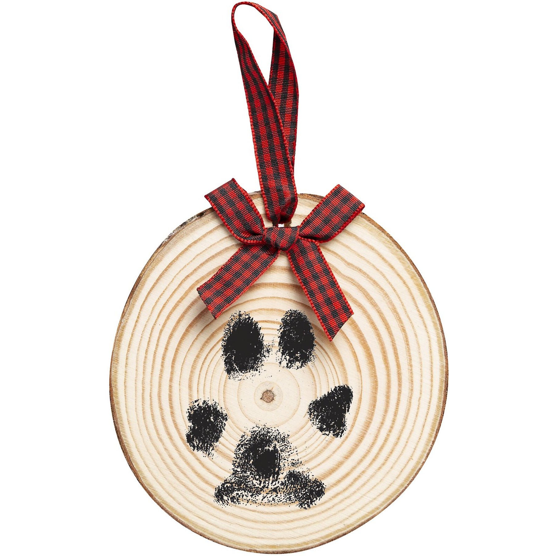 Pearhead Christmas Wooden Pawprints Ornament