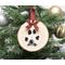 Show in main carousel: Pearhead Christmas Wooden Pawprints Ornament slide 4 of 6