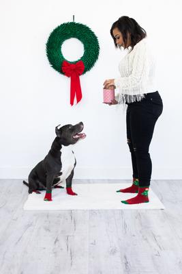 Show full view: Pearhead Human & Dog Tree Sock Set slide 4 of 7