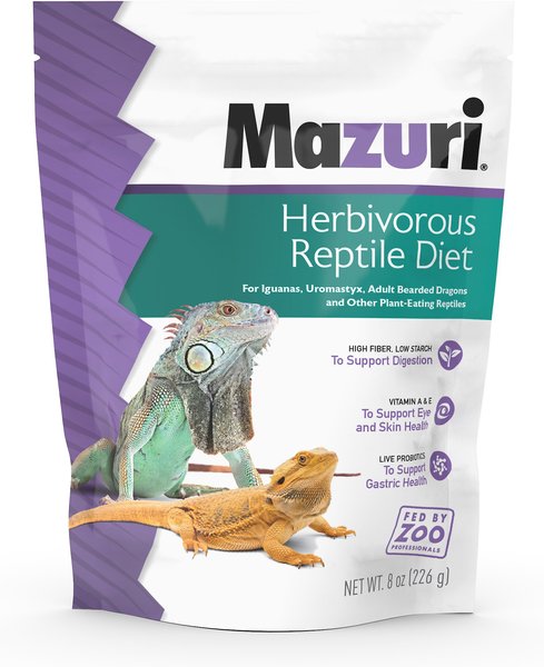 Mazuri Herbivorous Reptile Food, 8-oz bag slide 1 of 6
