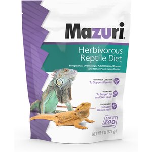Mazuri Herbivorous Reptile Food, 8-oz bag