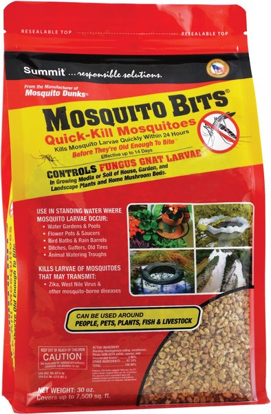 Summit Mosquito Bits Larvae Control Granules, 30-oz pack slide 1 of 3