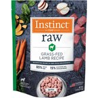 Instinct Bites Lamb Recipe Grain-Free Grass-Fed Raw Frozen Dog Food, 5.4-lb bag