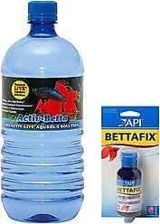 Activ-Betta Bio-Activ Live Aqueous Solution Betta Water + API Bettafix Antibacterial & Antifungal Betta Fish Infection Remedy