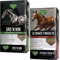 Buckeye Nutrition Gro 'N Win Pelleted Feed + Ultimate Finish 25 High-Fat Weight Gain Pellets Horse Supplement