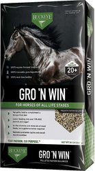 Buckeye Nutrition Gro 'N Win Pelleted Feed + Ultimate Finish 25 High-Fat Weight Gain Pellets Horse Supplement slide 2 of 7