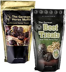 Equus Magnificus The German Horse Muffin Molasses + Low Starch, Low Sugar Beet Horse Treats slide 1 of 3