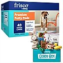 Goody Box Puppy Toys, Treats & Potty Training + Frisco Extra Large Training & Potty Pads, 28 x 34-in