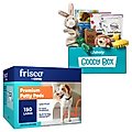 Goody Box Puppy Toys, Treats & Potty Training + Frisco Training & Potty Pads, 22 x 23-in