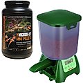 Microbe-Lift Pond Mini Pellets Koi & Goldfish Food + Fish Mate Pond Feeder