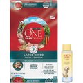 Purina ONE SmartBlend Large Breed Puppy Formula Dry Dog Food + Burt's Bees Tearless Puppy Shampoo with Buttermilk