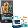 Purina Pro Plan Puppy Lamb & Rice Formula Dry Food + Frisco Dog Training & Potty Pads, 22 x 23-in