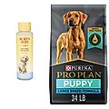 Purina Pro Plan Puppy Large Breed Chicken & Rice Formula with Probiotics Dry Dog Food + Burt's Bees Tearless Puppy Shampoo with Buttermilk