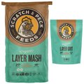 Scratch and Peck Feeds Naturally Free Organic Layer 16% Feed + Cluckin' Good Layer Grit Chicken Supplement