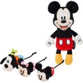 Disney Mickey & Friends Plush Mice + Mickey Mouse Plush Kicker Cat Toy with Catnip