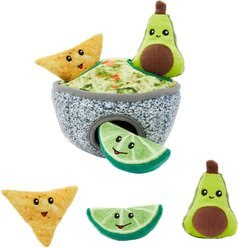 Frisco Hide & Seek Plush Guacamole Dog Toy + Refills, 3-Pack