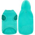 Frisco Basic T-Shirt, Teal, Medium + Dog & Cat Hoodie, Teal, Medium