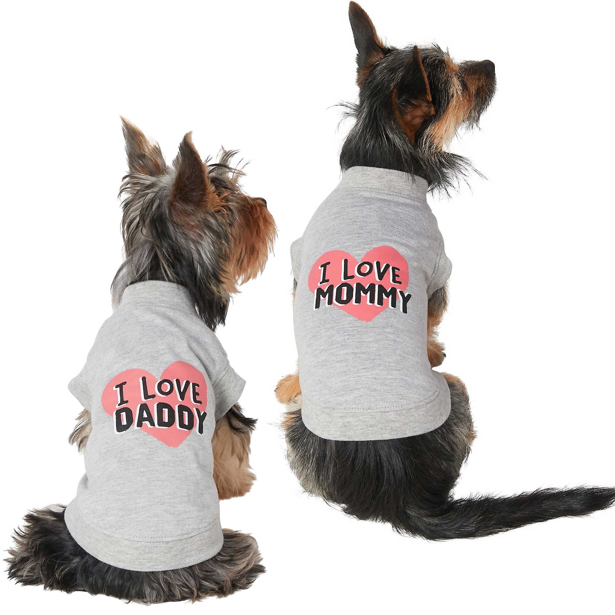 Wagatude Gray Mommy's Boy Dog Hoodie