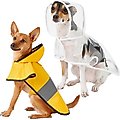 Frisco Rainy Days + Clear Vinyl Dog Raincoat, Small