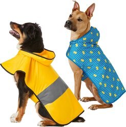 Frisco Rainy Days + Rubber Ducky Dog Raincoat, X-Large
